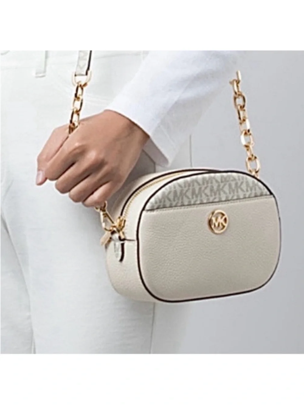 🆕- Michael Kors-Jet Set Glam Front Pocket Crossbody Leather Bag. 💖HOST PICK💖